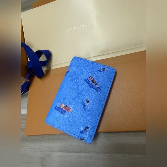 Louis Vuitton Pocket Organizer Blue